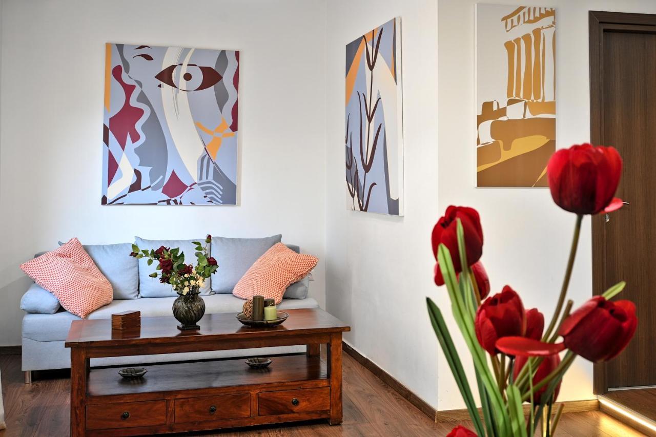 Stylish Apartment, Acropolis View Athen Exterior foto
